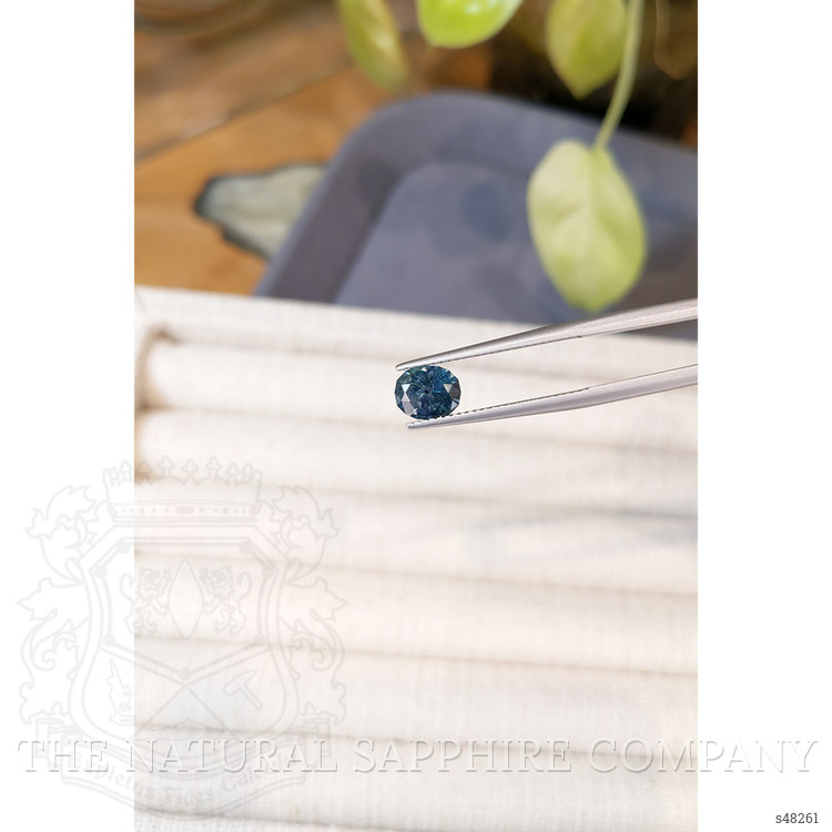 1.46 Ct. Greenish Blue Sapphire from Montana
