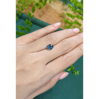 1.72 Ct. Greenish Blue Sapphire from Montana Life Style