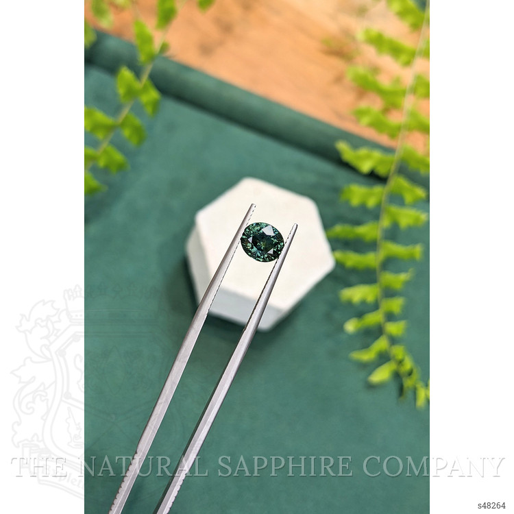 2.02 Ct. Bluish Green Sapphire from Montana