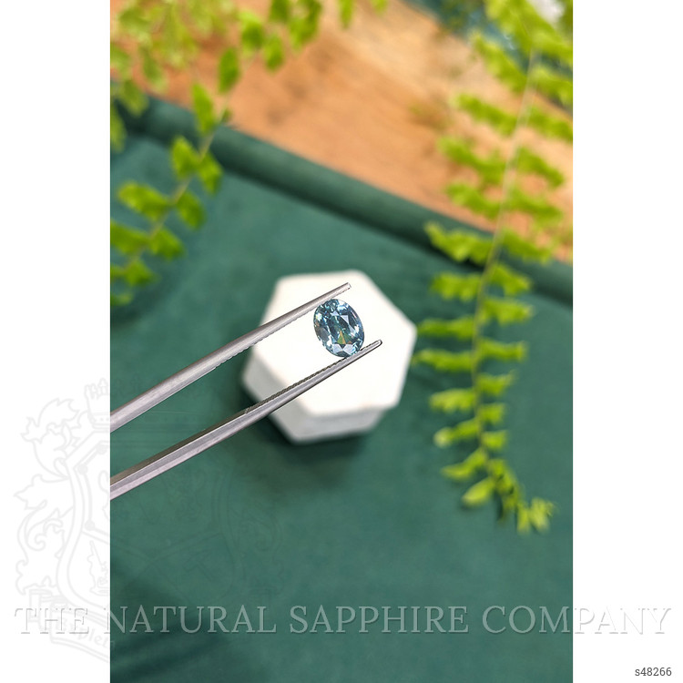 1.88 Ct. Bluish Green Sapphire from Montana