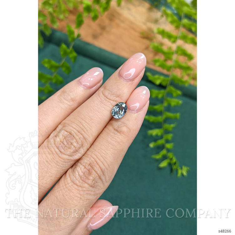 1.88 Ct. Bluish Green Sapphire from Montana