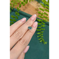 1.41 Ct. Bluish Green Sapphire from Montana Life Style