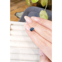 1.38 Ct. Blue Sapphire from Montana Life Style