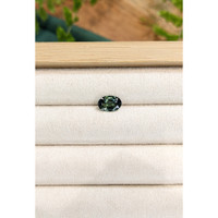 2.07 Ct. Bluish Green Sapphire from Ceylon (Sri Lanka) Life Style