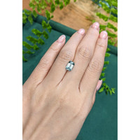 2.24 Ct. Bluish Green Sapphire from Ceylon (Sri Lanka) Life Style