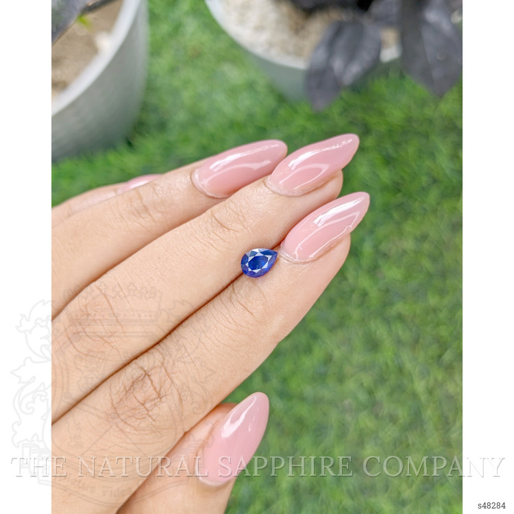 0.96 Ct. Blue Sapphire from Ceylon (Sri Lanka)