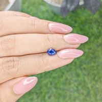 0.96 Ct. Blue Sapphire from Ceylon (Sri Lanka) Life Style