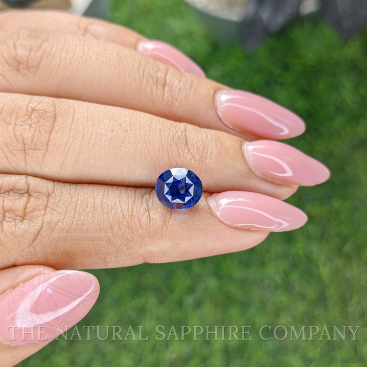 3.38 Ct. Blue Sapphire from Ceylon (Sri Lanka)