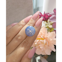 26.06 Ct. Blue Star Sapphire from Ceylon (Sri Lanka) Life Style