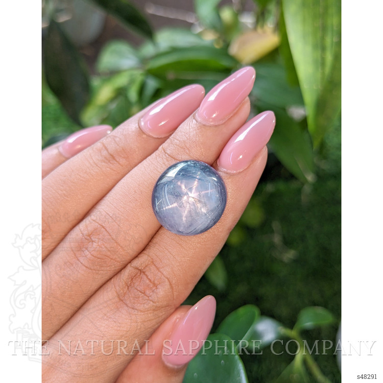 21.28 Ct. Blue Star Sapphire from Ceylon (Sri Lanka)