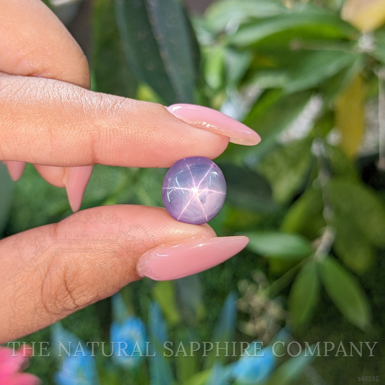 10.73 Ct. Purple Star Sapphire from Ceylon (Sri Lanka)
