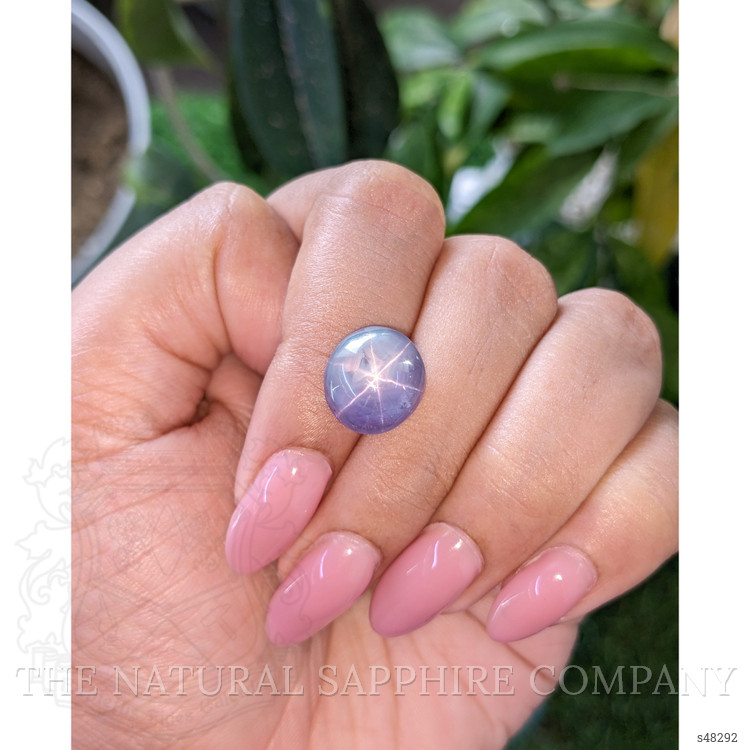 10.73 Ct. Purple Star Sapphire from Ceylon (Sri Lanka)