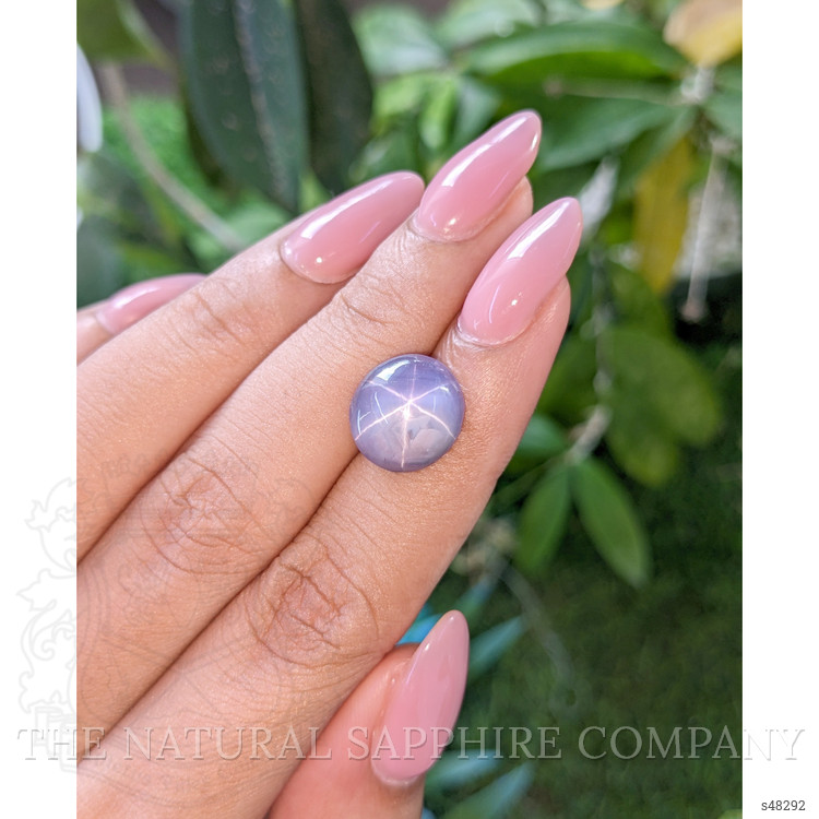 10.73 Ct. Purple Star Sapphire from Ceylon (Sri Lanka)