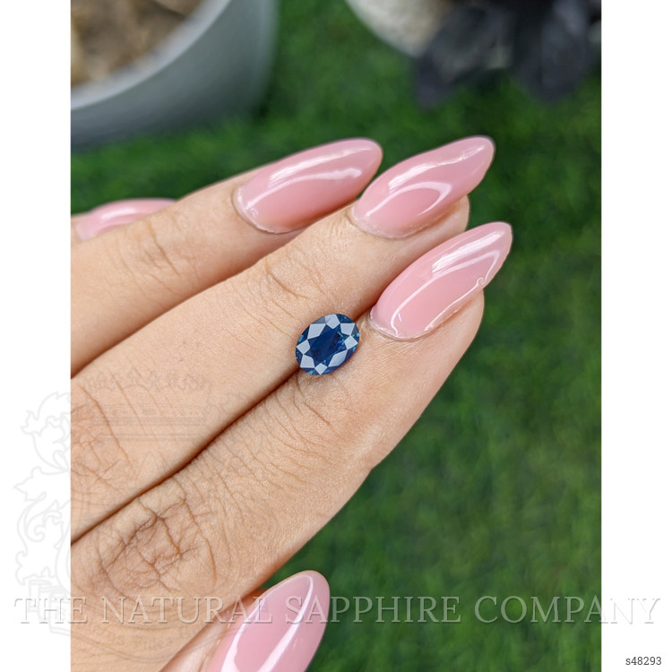 1.13 Ct. Greenish Blue Sapphire from Madagascar