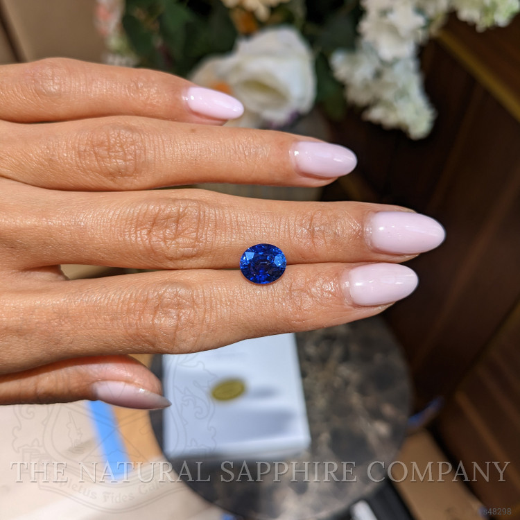4.54 Ct. Blue Sapphire from Ceylon (Sri Lanka)
