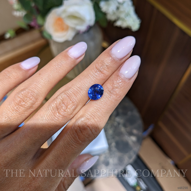 4.54 Ct. Blue Sapphire from Ceylon (Sri Lanka)