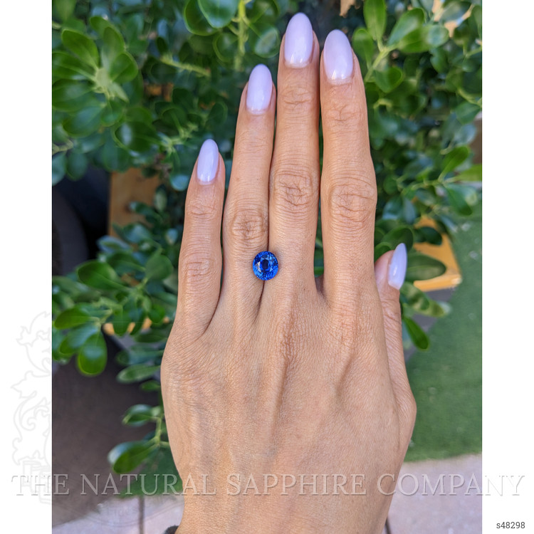 4.54 Ct. Blue Sapphire from Ceylon (Sri Lanka)