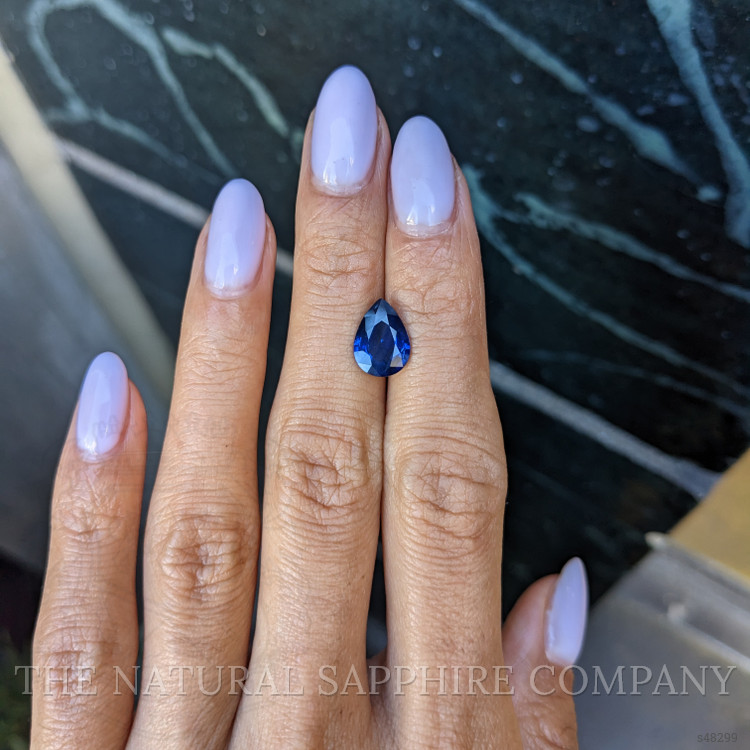 2.55 Ct. Blue Sapphire from Ceylon (Sri Lanka)