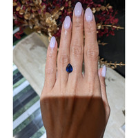 2.55 Ct. Blue Sapphire from Ceylon (Sri Lanka) Life Style