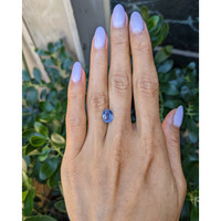 3.24 Ct. Blue Sapphire from Ceylon (Sri Lanka) Life Style