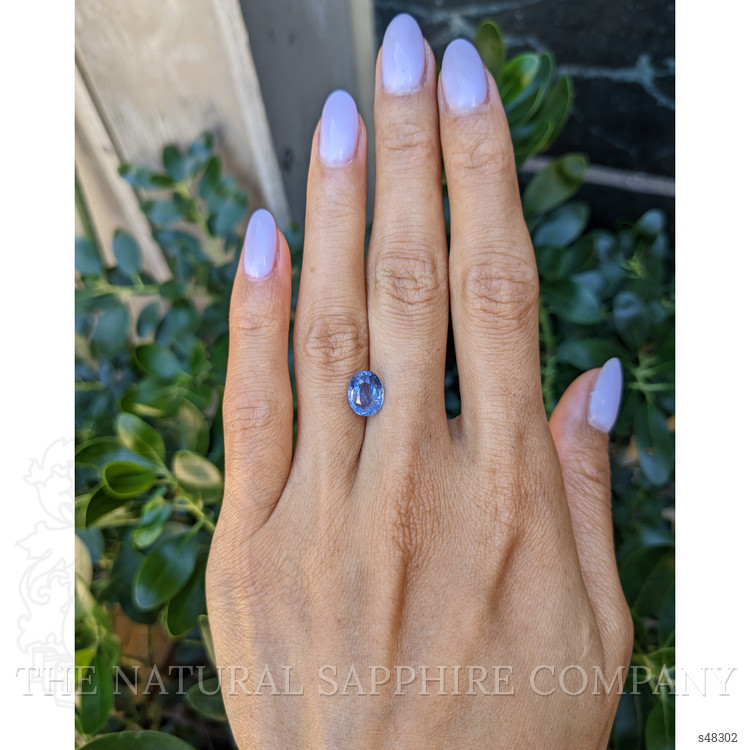3.24 Ct. Blue Sapphire from Ceylon (Sri Lanka)