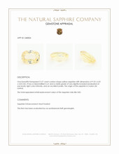 3.27 Ct. Yellow Sapphire from Ceylon (Sri Lanka) Appraisal