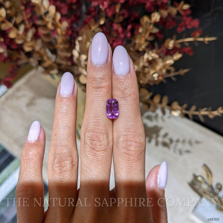 3.03 Ct. Pinkish Purple Sapphire from Ceylon (Sri Lanka)
