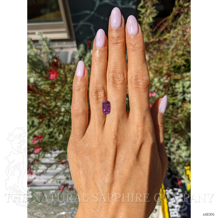 3.03 Ct. Pinkish Purple Sapphire from Ceylon (Sri Lanka)