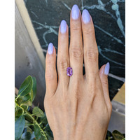 3.03 Ct. Pinkish Purple Sapphire from Ceylon (Sri Lanka) Life Style
