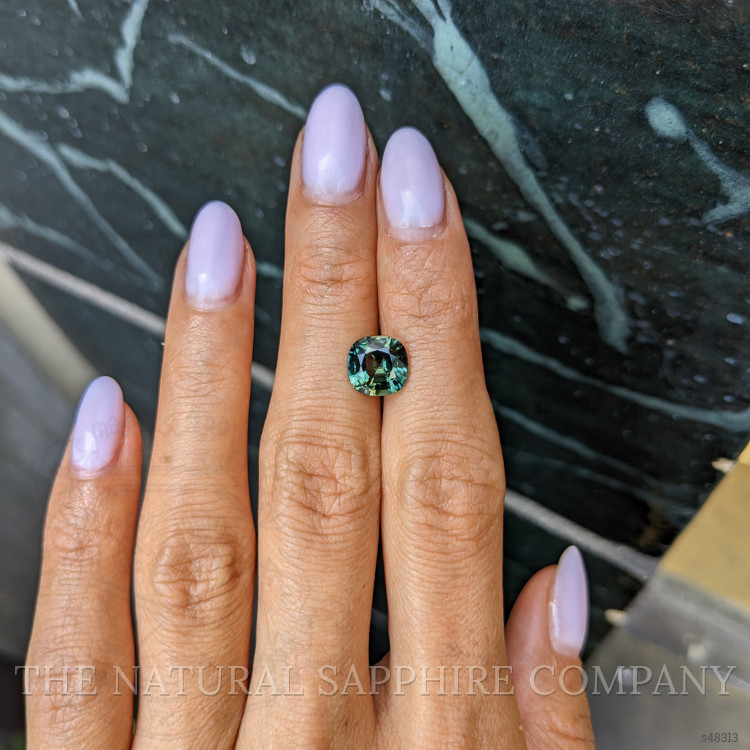 2.81 Ct. Bluish Green Sapphire from Madagascar