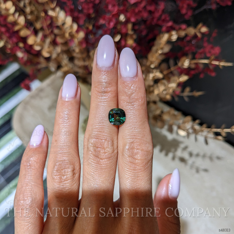 2.81 Ct. Bluish Green Sapphire from Madagascar