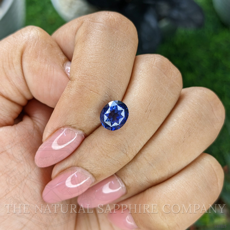 2.55 Ct. Blue Sapphire from Ceylon (Sri Lanka)