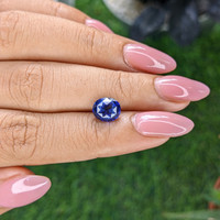2.55 Ct. Blue Sapphire from Ceylon (Sri Lanka) Life Style