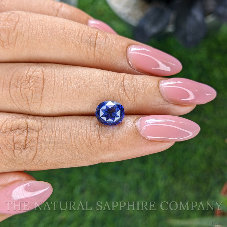 2.55 Ct. Blue Sapphire from Ceylon (Sri Lanka)