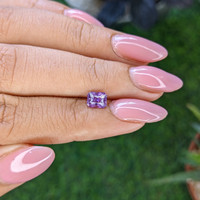 1.01 Ct. Purple Sapphire from Madagascar Life Style