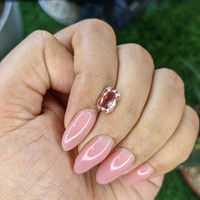 1.66 Ct. Padparadscha Sapphire from Madagascar Life Style