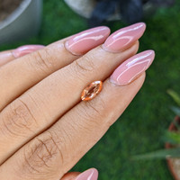 1.00 Ct. Padparadscha Sapphire from Madagascar Life Style
