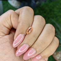 1.00 Ct. Padparadscha Sapphire from Madagascar Life Style