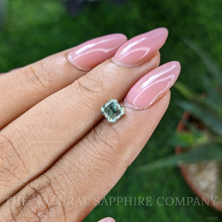 1.07 Ct. Bluish Green Sapphire from Madagascar