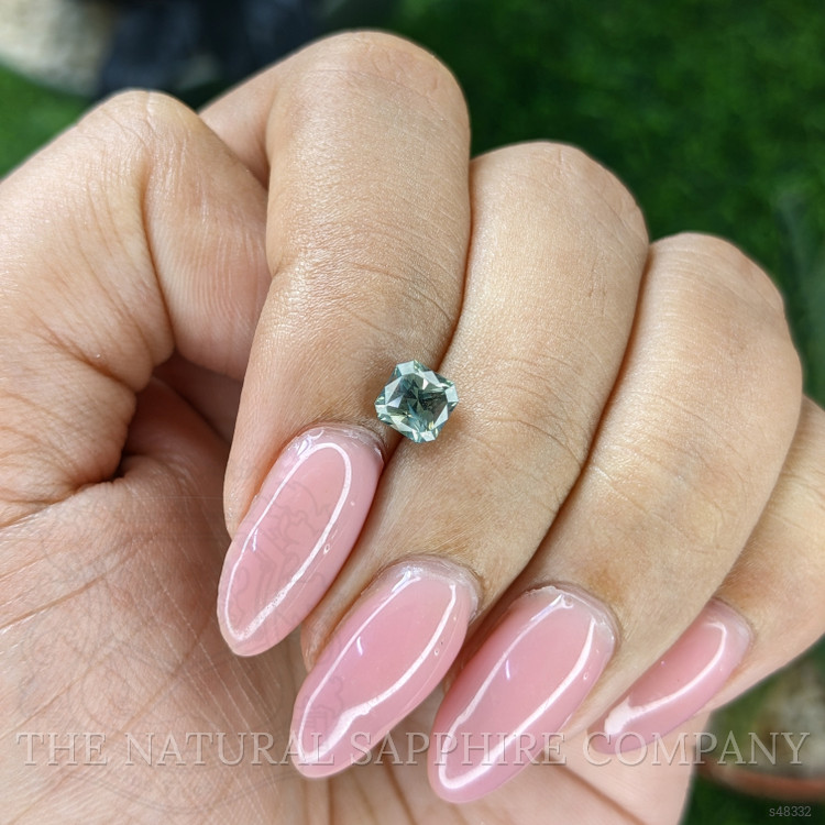 1.07 Ct. Bluish Green Sapphire from Madagascar