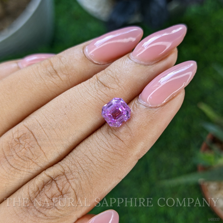 2.53 Ct. Pinkish Purple Sapphire from Ceylon (Sri Lanka)