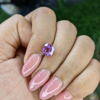 2.53 Ct. Pinkish Purple Sapphire from Ceylon (Sri Lanka) Life Style