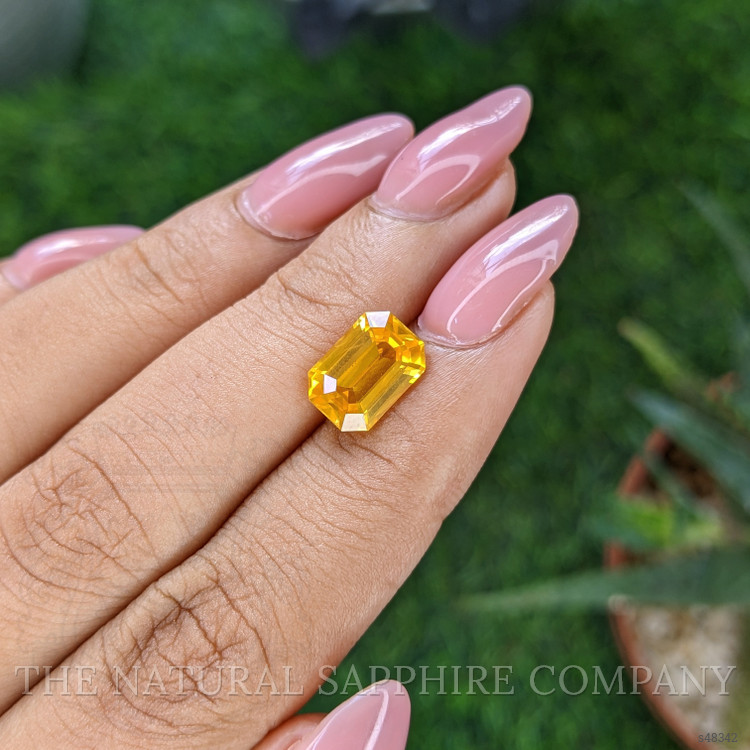 3.50 Ct. Yellow Sapphire from Ceylon (Sri Lanka)