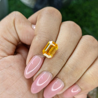 3.50 Ct. Yellow Sapphire from Ceylon (Sri Lanka) Life Style