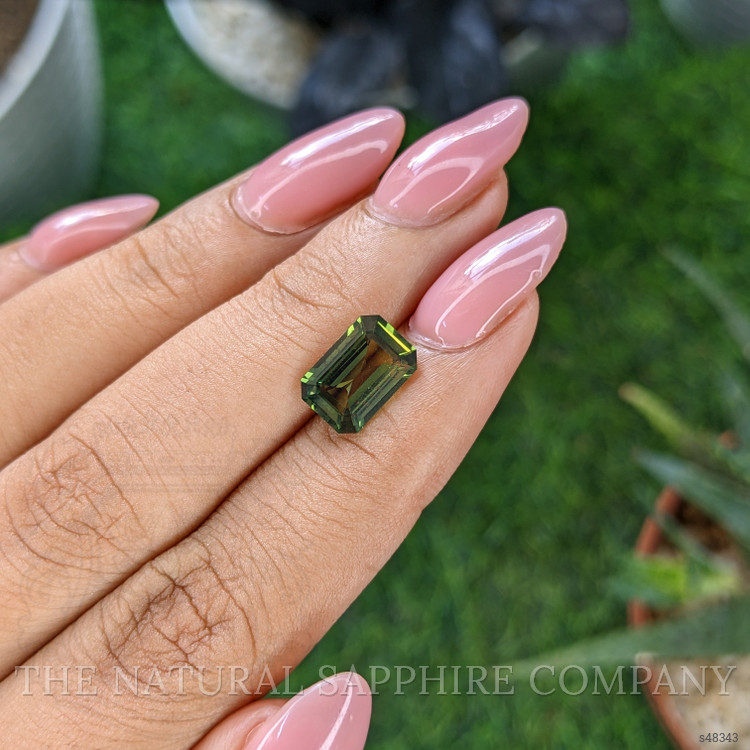 2.99 Ct. Yellowish Green Sapphire from Madagascar