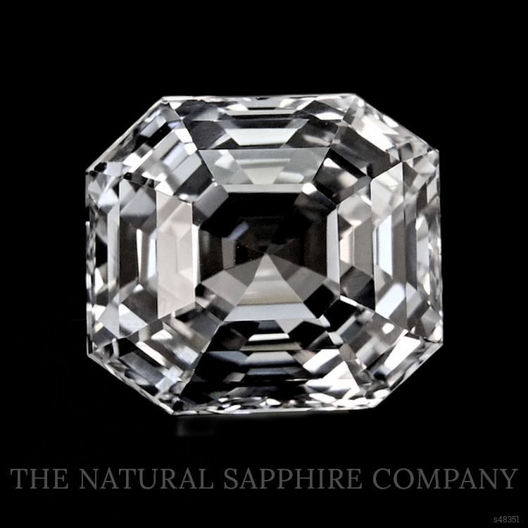 9.06 Ct. White Sapphire from Ceylon (Sri Lanka)