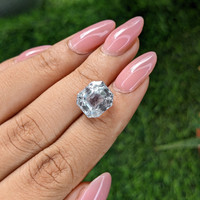 9.06 Ct. White Sapphire from Ceylon (Sri Lanka) Life Style