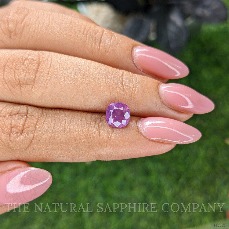 2.05 Ct. Purplish Pink Sapphire from Ceylon (Sri Lanka)