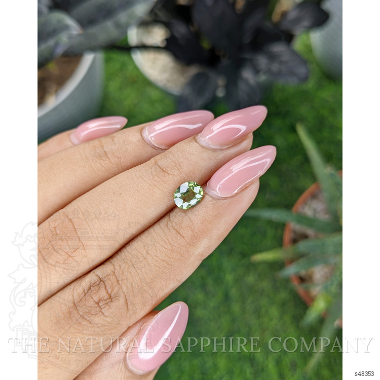 1.08 Ct. Green Sapphire from Kenya