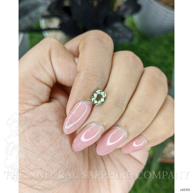 1.08 Ct. Green Sapphire from Kenya